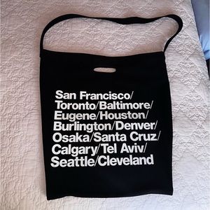 American apparel, tote bag in black